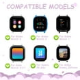 thumbnail image 2 of Wanme Bands for Gizmo Watch 3 2 1 / Gabb Watch 3 2 1/SyncUP Watch Band for kids, 20mm Quick Release Soft Silicone Replacement Watch Strap for Verizon Gizmo Smart Watch 3 2 1 for Girls and Boys, 2 of 9