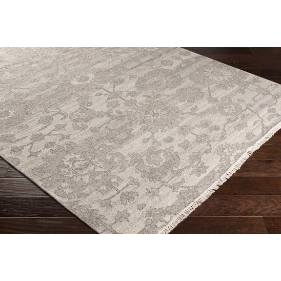 BoutiqueRugs Lerwick Traditional Area Rug - Beige, Charcoal, Medium Brown - 2' x 3'
