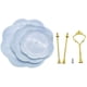 thumbnail image 3 of Soporte de pastel de 3 niveles Soporte de plástico para cupcakes Pastelería Muffin Soporte de fruta para bodas, fiestas, cumpleaños, baby showers y postres para pasteles, soporte para pasteles brillar Hogar, 3 of 6