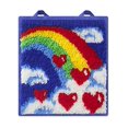 thumbnail image 5 of LatchKits Mini-Rug Sewing Kit The Classic Latch Hook Craft Kit - Rainbow, 5 of 5