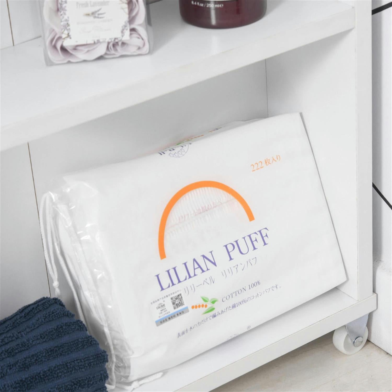 Demi Bonn 26" Rolling Narrow Bathroom Side Storage Cabinet with 4 Rolling Wheels and Shelves, Bathroom Storage Cabinet for Small Spaces, White