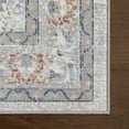 thumbnail image 4 of nuLOOM Lyric Medallion Machine Washable Area Rug, 4' x 6', Lyric Rust, 4 of 9