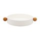 thumbnail image 2 of Simplicity Round Solid Wood Handle Tray Living Room Entrance Fruit And Vegetable Small Objects Storage Tray Desktop Storage Tray Storage Tray, 2 of 6