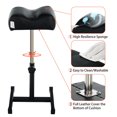 thumbnail image 3 of Soporte para pedicura QUEESALN, reposapiés con altura ajustable, color negro, 3 of 6