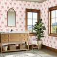 thumbnail image 4 of Boho Peel and Stick Wallpaper Cute Ghosts Pink Bows Design Contact Paper 23.6in x 9.8ft Wallpaper Removable Self Adhesive Wall Paper for Girls Bedroom Nursery Cabinets, 4 of 8
