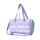 thumbnail image 3 of Bolsa de viaje para gimnasio, impermeable, con correa ajustable y compartimento para zapatos. Púrpura, 3 of 9