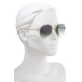 thumbnail image 3 of Kate Spade New York Women's Joshelle/S Round Female Sunglasses, Nude/Gold, Lens-60 Bridge-17 B-54.4 ED-65 Temple-140, 3 of 4