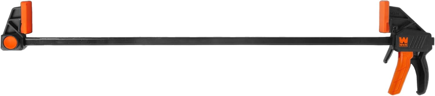 24-Inch Heavy Duty Steel Bar Clamps and Spreaders with 2.3-Inch Throat, Two Pack (CLR242)