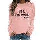 thumbnail image 2 of ICHUANYI Clearance Fashion Women's Casual Long Sleeve Round Neck Printed Ladies Sweatshirt Tops Blouse(Rose Gold, XXL) ICHUANYI WER2023081207570, 2 of 4