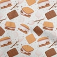 thumbnail image 1 of oneOone Viscose Chiffon Rust Brown Fabric Food Diy Clothing Quilting Fabric Print Fabric By Yard 42 Inch Wide, 1 of 6