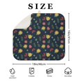 thumbnail image 4 of Pioneer Flower Floral Print Pattern Kitchen Dish Drying Mat 1 Pack, Ultra Absorbent Microfiber Drainer Mat, 16"x18", 4 of 6