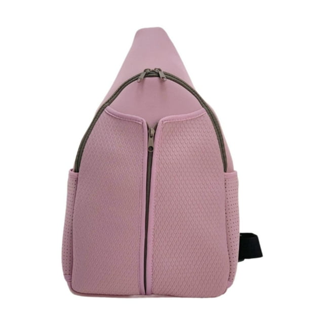 Siruishop Sac de Pickleball avec Fermetures Éclair Sac de Sport Porte-Raquette de Pickleball Multifonction Rose