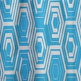 thumbnail image 4 of Designart 'Hexagon Retro Pattern IV' Mid-Century Modern Curtain Panel, 4 of 5