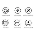 thumbnail image 3 of Portable Food Scale, Space Saving Switchable Units Folding Digital Kitchen Scale  for Ingredients, 3 of 8