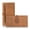 Cognac, variant on Real Leather Women Wallet With Rfid Blocking -trifold Card Holder Designer Ladies Clutch Id Window Wallets