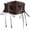Brown, variant on Ladies Elastic Corset Belt Sides Lace-up Underbust Wide Belts for Women Vintage Dresses