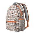 thumbnail image 2 of Boho Chic Commuter Backpack - Stylish Ethnic Design, 17" Laptop Compartment | Water-Resistant & Durable, Perfect for College Students, 2 of 6