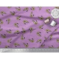 thumbnail image 2 of Soimoi Rayon Fabric Circle,Dot & Prawns Ocean Decor Fabric Printed Yard 56 Inch Wide, 2 of 3