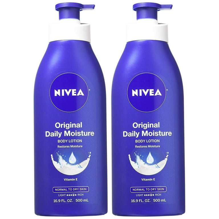 2 Pack - NIVEA Original Moisture Lotion 16.9 oz Each - Walmart.com