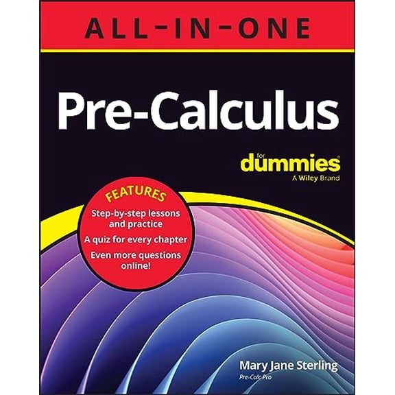 Pre-Owned Pre-Calculus All-in-One For Dummies: Book   Chapter Quizzes Online, 9781394201242, 1394201249, Paperback, 1 edition