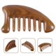thumbnail image 2 of Massage Meridian Wooden Comb Anti-static Wood Wide Tooth Hair Comb Sandalwood Head Scalp Therapy Massage Hair Comb Hair Massager Comb Head Massage Too, 2 of 5