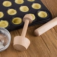 thumbnail image 3 of Wooden Egg Tart Skin Maker, Double-Side Tart Tamper For Baking, Kitchen Utensil, 3 of 4