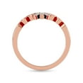 thumbnail image 4 of Diamond 1/6 ct tw Chevron Band in 14K Rose Gold, 4 of 4