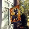 thumbnail image 2 of Black Cairn Terrier Fall House Flag, 2 of 5