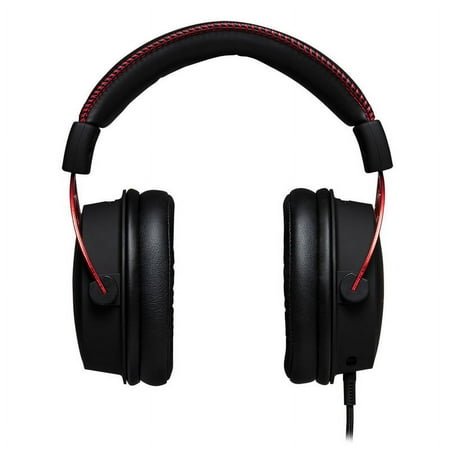 HyperX - Cloud Alpha Wired Stereo Gaming Headset for PC, PS4, Xbox One and Nintendo Switch - Red/black