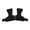 Black, variant on GARENDE Gym Gloves Easy to Use Palm Guards for Gymnastics Bodybuilding Weightlifting Black