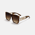 thumbnail image 1 of GAFAS DE SOL CUADRADAS CON FORMA DE TORTUGA MARRÓN SUN184 F3133, 1 of 6