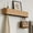 Natural, variant on Wall-Mounted Coat Rack – Floating Wood Shelf with Hidden Hooks – Modern Entryway Organizer for Hallway or Closet (Black)