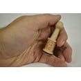thumbnail image 4 of Wooden Rubber Peg Stamp- Smiley Face, 4 of 4