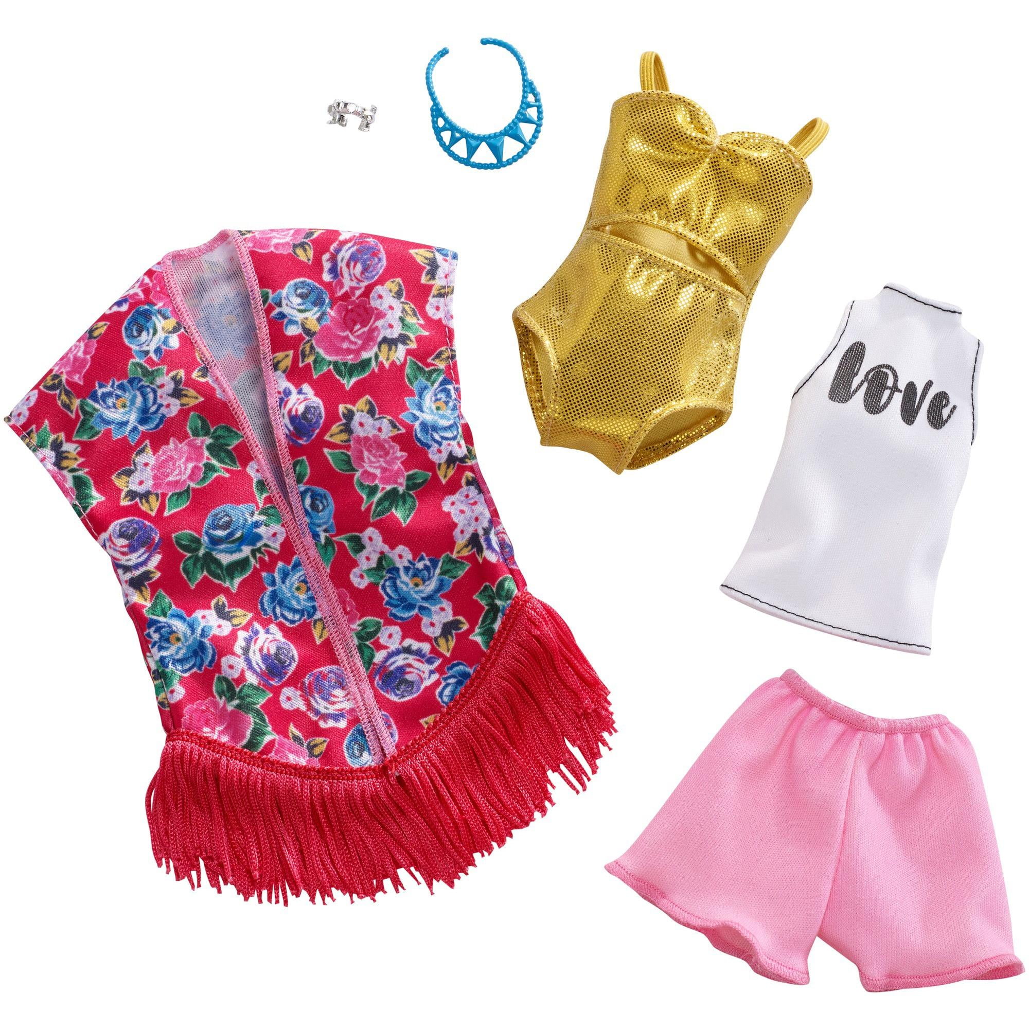 Barbie Doll Clothes Swimwear Bikini's FIVE Outfits Supplied 