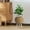 Yellow YE, variant on WIZUTIZ Imitation Rattan Flower Stand Triangular Support Flowerpot Indoor Desktop Potted Storage Container Office Woven Pot Home Collecting Machine Washable Clearance Sales