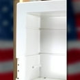 thumbnail image 4 of 22-2-26-07 Nunki 16in x 26in Frameless Recessed Medicine Cabinet with 7 shelves, 4 of 9