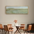 thumbnail image 4 of IDEA4WALL Extra Large Framed Canvas Print Wall Art Lush Summer Garden with Blooming Trees Classic Art Botanical Vintage Wall Decor Oversized Artwork Relax/Calm for Living Room - 60"x20", 4 of 5
