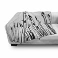 thumbnail image 3 of Dragonfly Soft Flannel Fleece Throw Blanket, Wheat Field Autumn Agriculture Background Nature Harvest Bush Herbs Theme Art, Cozy Plush for Indoor and Outdoor Use, 50" x 70", Black White, by Ambesonne, 3 of 6