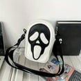 thumbnail image 1 of Gothic Skull Shoulder Bag - Spacious Crossbody Purse for Halloween Shopping and Daily Use, 1 of 4