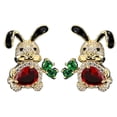 thumbnail image 2 of Goowood Easter Earrings Bunny Carrot Stud Earrings for Women Cute Easter Bunny Jewelry Statement Holiday Gifts for Lady Wife Friends, 2 of 6