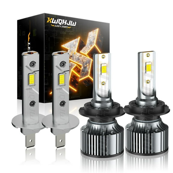 For 2004 2005 2006 Hyundai Elantra 4pcs 6000K LED Headlights High/Low Beam Bulbs