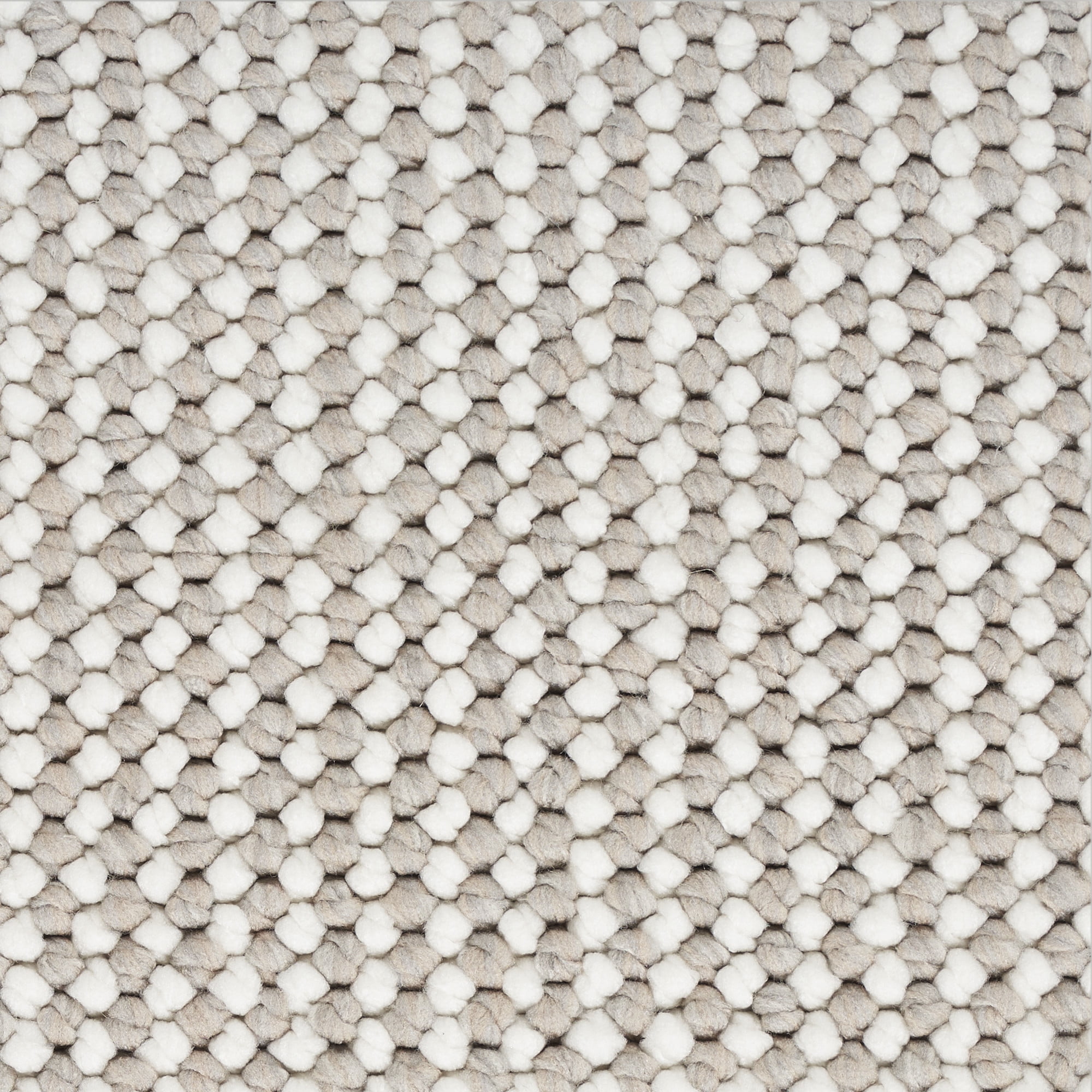 Nourison Natural Texture All-over design Ivory Mocha 2'3" x 7'6" Area Rug (2x8)