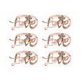 thumbnail image 2 of Valentine's Day Series Gold Electroplating Rose Napkin Ring - Gold (: 5*4cm), 2 of 12