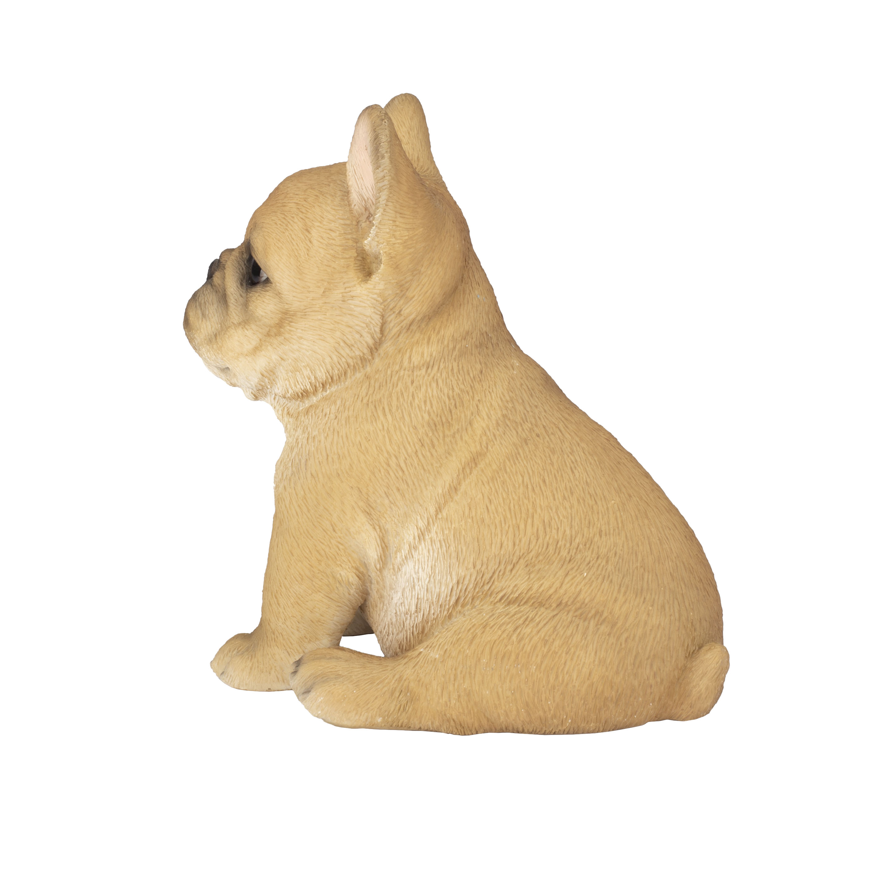 SOREAL Brown French Bulldog Decorative Puppy Figurine for Home & Garden Décor, Handpainted Polyresin Dog Statue, Realistic Design | Gift for Dog Lovers | Weather-Resistant Indoor/Outdoor Decor