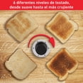 thumbnail image 2 of T-fal Ultra Toaster INOX cuenta con 6 niveles de tostado. &iexcl;Tostador ultra compacto de f&aacute;cil almacenamiento! Elaborado de acero inoxidable, TT330DMX, 2 of 5