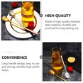 thumbnail image 3 of YSNOOWE 4Pcs Stainless Steel Spoon Pink Silver Seasoning Spoon Bakery Everyday Use, 3 of 8