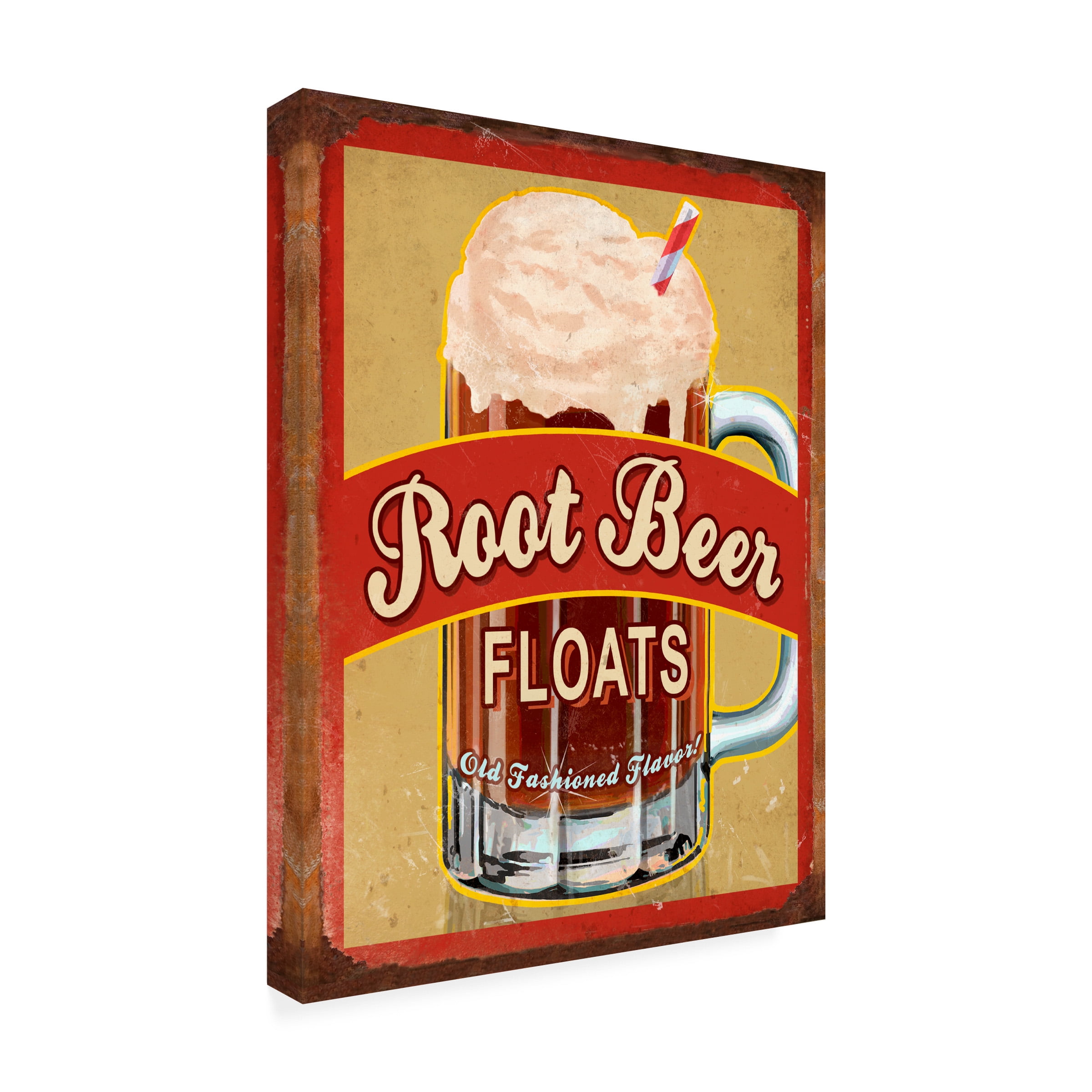 RetroPlanet 'Root Beer Float' Canvas Art