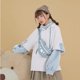thumbnail image 5 of ICHUANYI Clearance Woman's Brown Bear Hoodie Winter Long Sleeve Sweatshirt Personality Bag(Blue, M) ICHUANYI WER2023080710834, 5 of 7