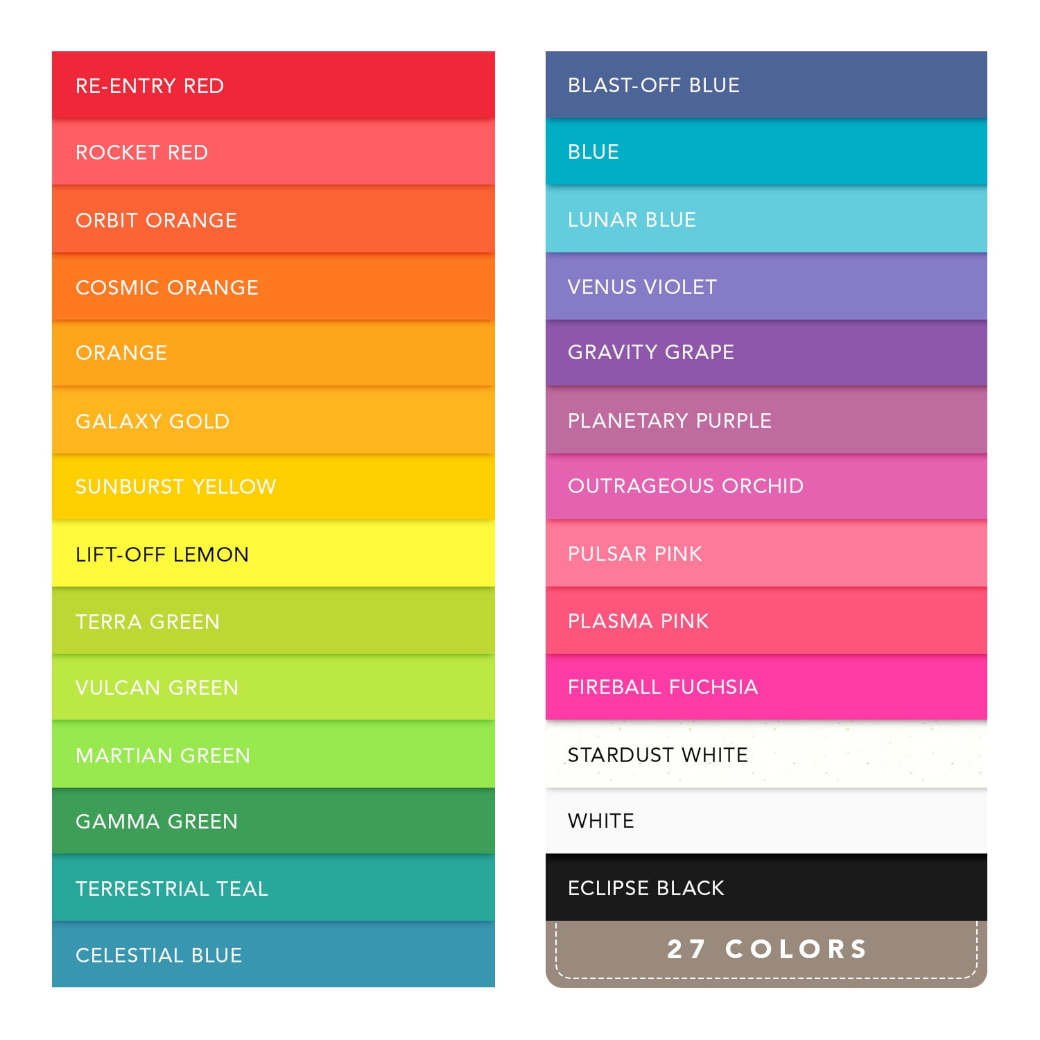 Nice astrobright colors paper color chart theaminaprofile