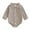 Khaki, variant on Kovlvoll Unisex Baby Boy Girl Clothes Plaid Rompers Button up Lapel Collared Long Sleeve Shirt Infant Casual Jumpsuit